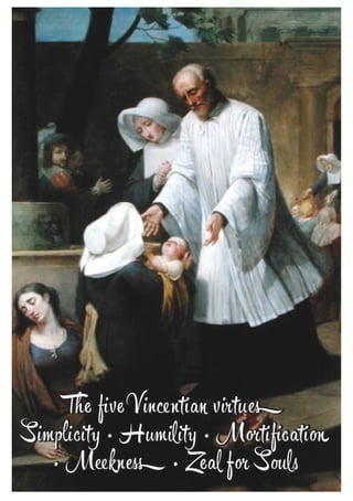 Vincentian charism prayer cards