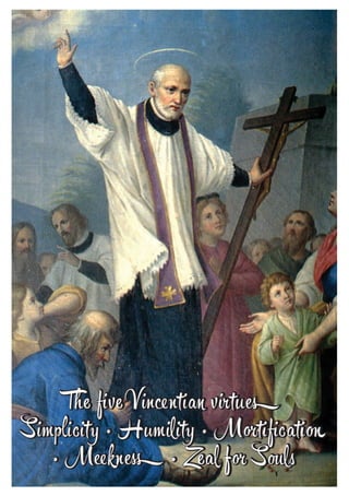 Vincentian charism prayer cards