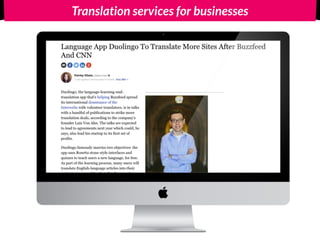 Translation services for businesses
 