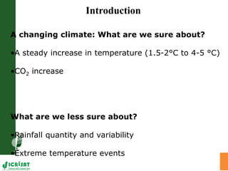Water stress and climate change adaptation: From trait dissection to yield