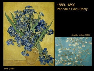 Lliris  (1890) Ametller en flor  (1890) 1889- 1890  Període a  Saint-Rémy 