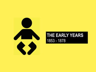 THE EARLY YEARS
1853 - 1878

 