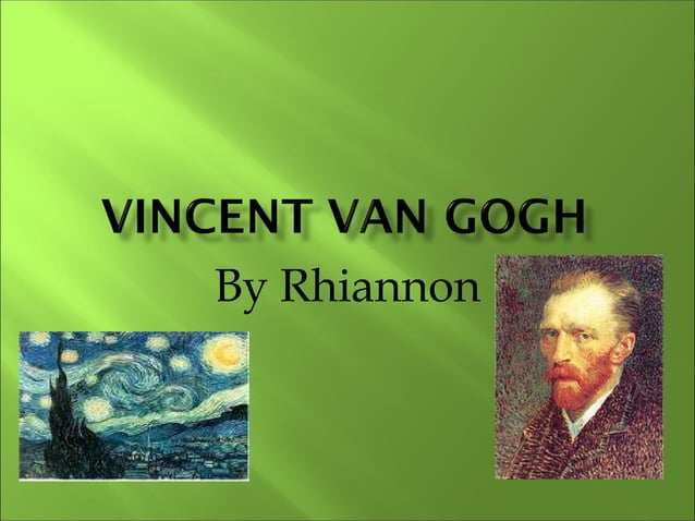Vincent van gogh ppt