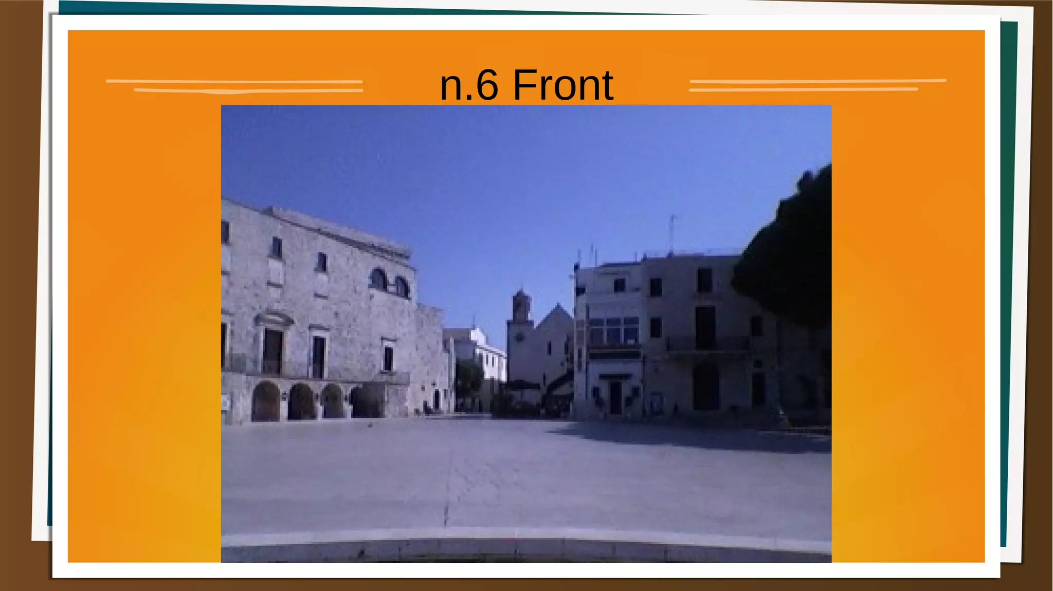 n.6 Front
 