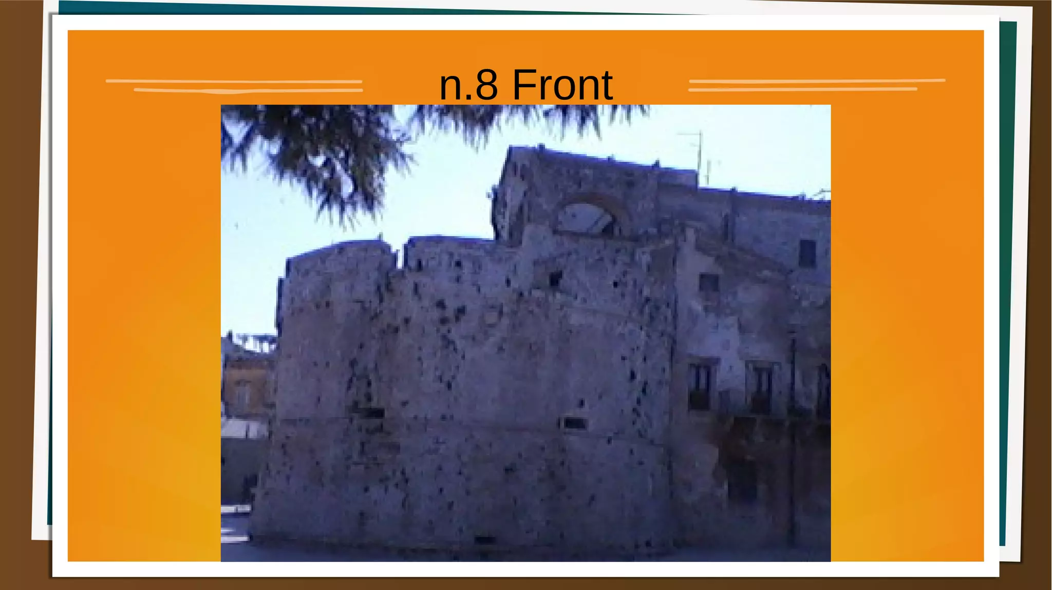 n.8 Front
 