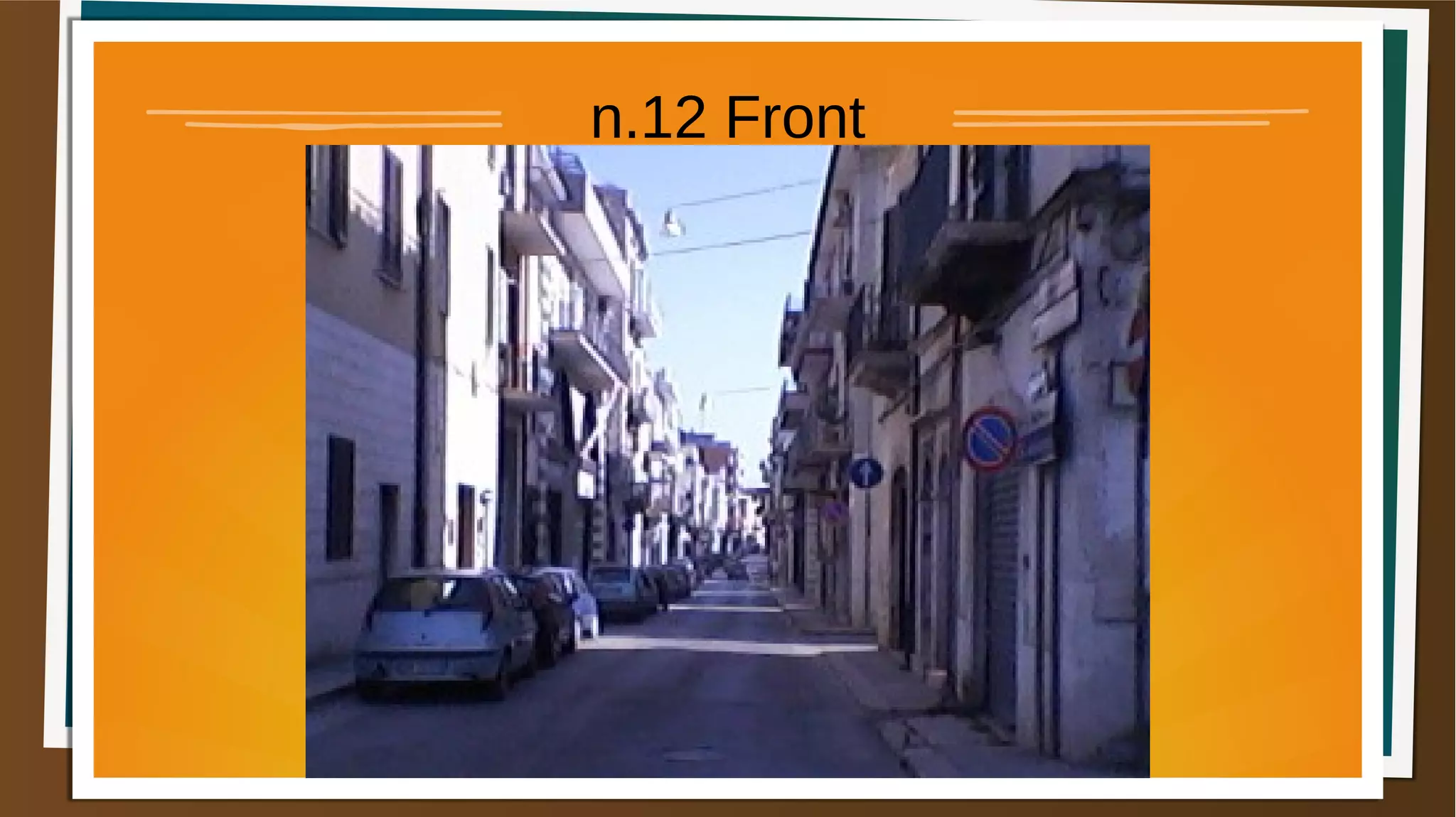 n.12 Front
 