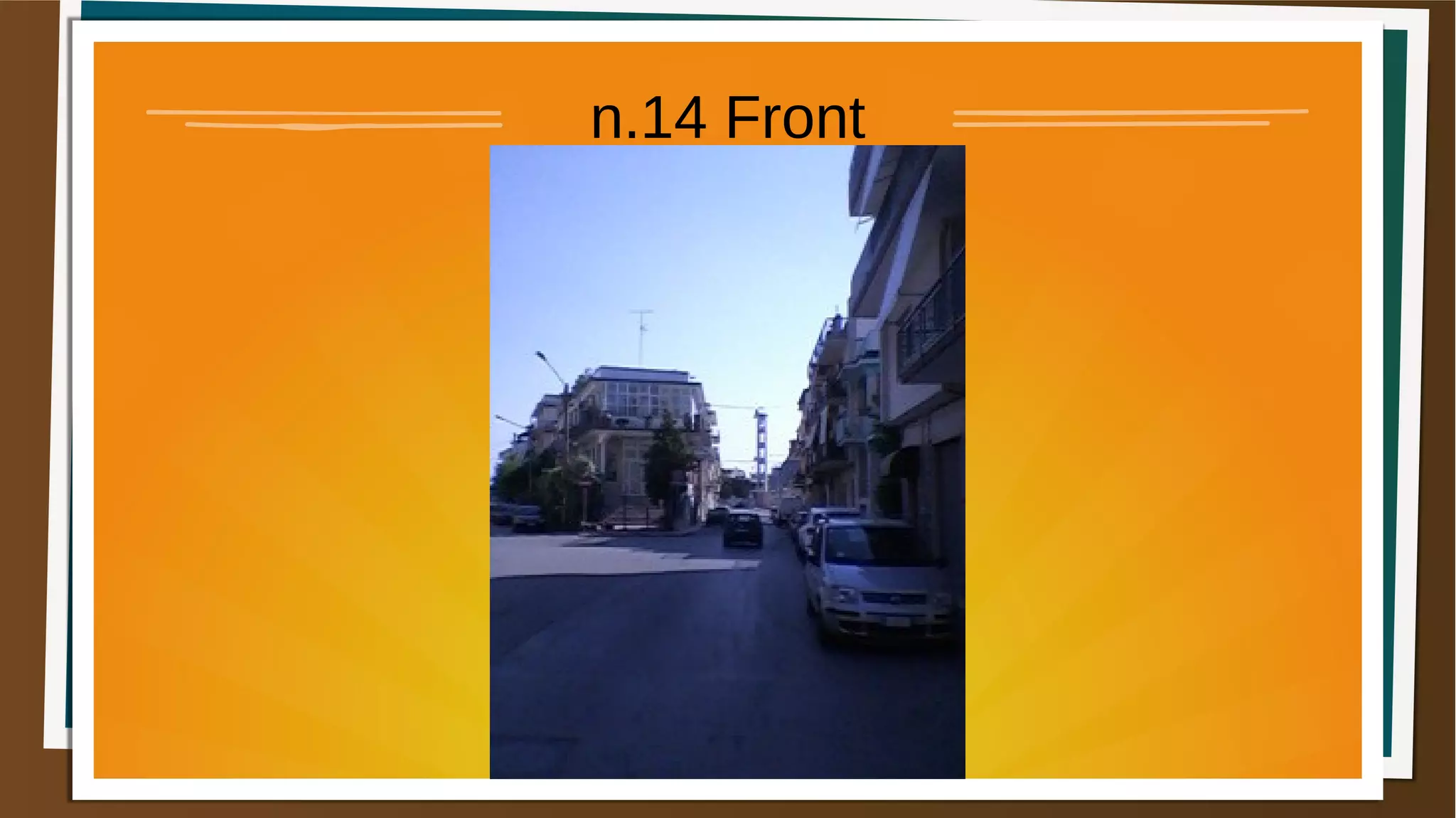 n.14 Front
 