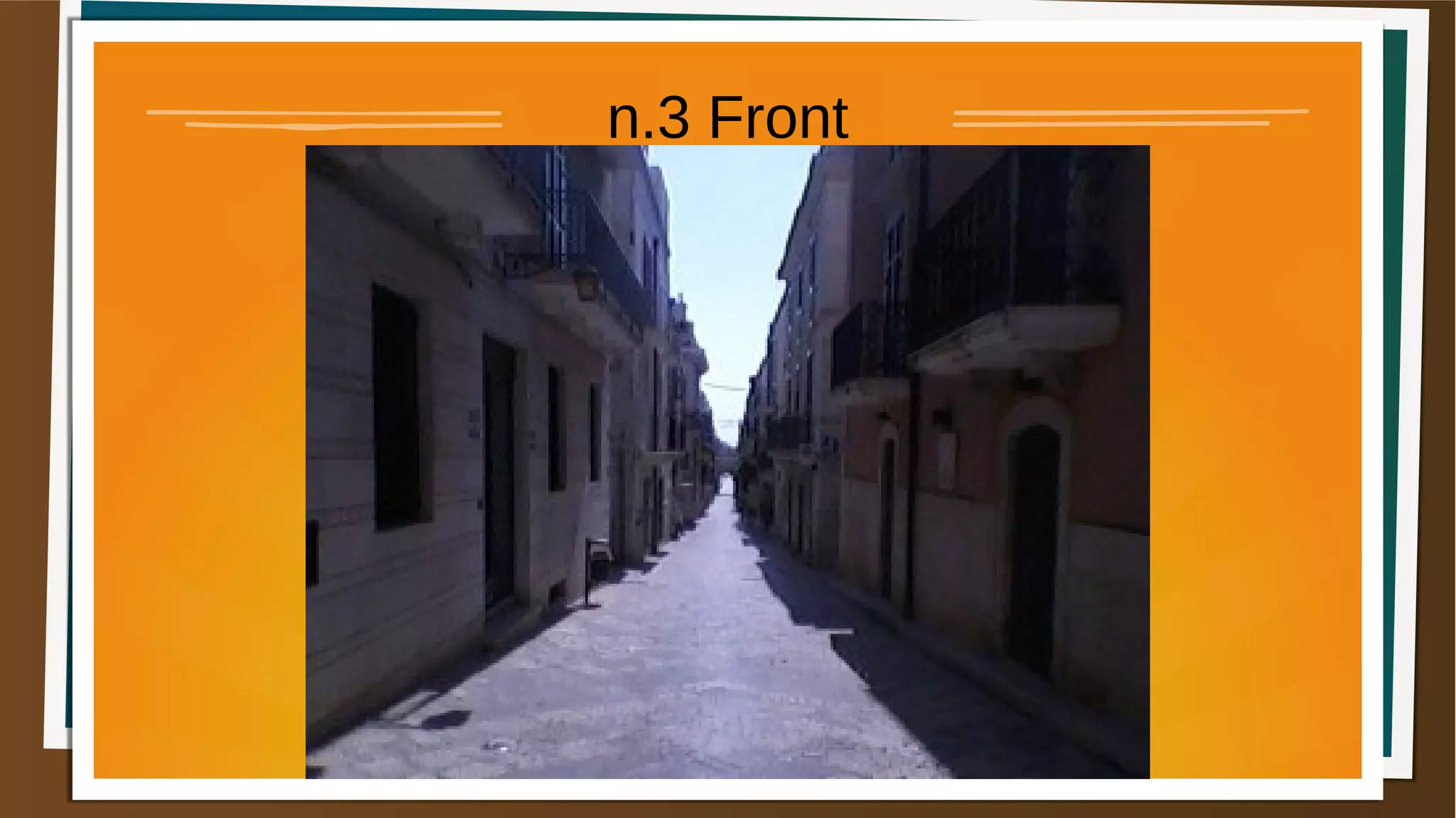 n.3 Front
 