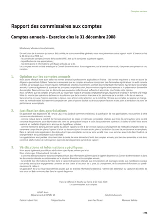 Vinci Rapport Annuel 2008 Fr