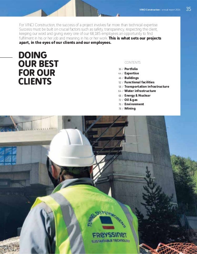 Vinci construction annual report 2014