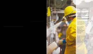 BRAND PROTECTION
QSI is a professional contract services company that delivers
complete brand protection solutions. It has long partnered
with the nation’s most recognized consumer brands to
ensure both product safety and quality. We understand that
a company’s brand is its most valuable asset. QSI provides
plant sanitation services through the implementation of our
regimented Steps to Sanitary Restoration, custom-blended
chemical products, automated sanitation equipment,
audit-tested GMP and SSOP documentation procedures,
facility-specific master sanitation schedules, ongoing
associate training, logistical support, and our helpful
technical support staff.
The key to a successful sanitation program is consistency.
The implementation of a repeatable process is the key
to consistency. QSI has developed the training methods,
knowledgeable staff, and measurement tools to deliver
a repeatable process that ensures your success every time
you start your plant.
QSI DIFFERENCE
The truth is, 90% of the daily
success in a sanitation program rests
on the shoulders of local
management. But our partners
expect 100% every day. So how
does QSI deliver on the remaining
10%?
We’ve established internal
corporate support systems that work
together to assist operations. Food
Safety, Human Safety, and Human
Resources provide our people with
a level of back-up that allows them
to do their jobs more effectively and
efficiently than our competitors.
It all starts with hiring the right
people—looking for key skills such
as leadership, commitment,
problem-solving, and accountability.
Then we educate them with our
management training program on:
Steps to Sanitary Restoration
GMPs
OSHA training and certification
Food safety workshops
Chemical handling
MEMBER OF THE VINCIT GROUP
CONTRACT
SANITATION
We measure the results, knowing
that what gets measured gets
managed. QSI has developed a
systematic approach to:
Sanitary restoration cleaning process
Pre-operational inspections
Third party audit reviews
Standardized cleaning of equipment
and chemicals
Periodic business reviews that engage
in a continuous improvement process
Our Food Safety team also provides
routine business reviews for each
facility including client-chosen targets
and our own standard service area
topics such as:
Services performed
Service levels
Objectives met
Microbiological issues
Regulatory issues
Future goals
All of these factors together lead to
providing support in proactive ways.
Satisfaction with just “getting the job
done” promotes complacency. QSI is
the answer to eliminating
complacency, and we’ve put
together the best team in the
industry to prove it.
10 11
 