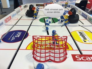 Vielä viimeiset pelit
ennen lähtöä.
 