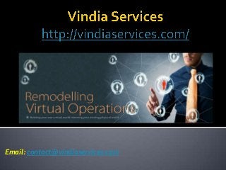 Email: contact@vindiaservices.com
 