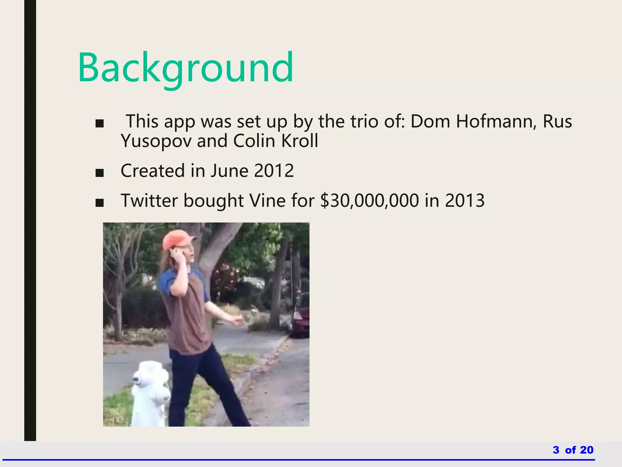 Vine presentation | PPTX