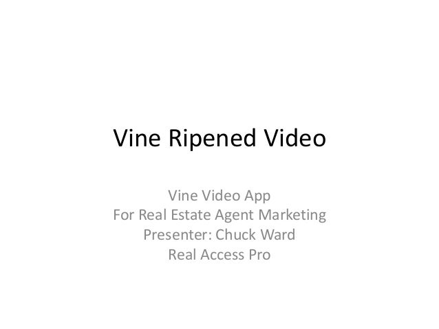 apps for real estate videos