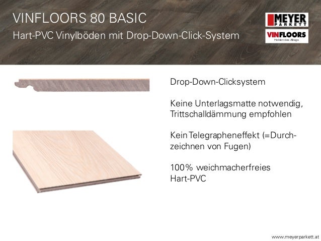 Vinfloors Vinylboden Von Meyer Parkett