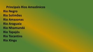 Rios da Amazônia | PPTX