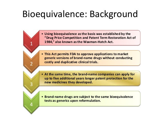 bioequivalence