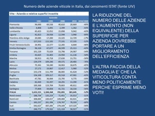 Numero delle aziende viticole in Italia, dai censimenti ISTAT (fonte UIV)

                                             LA...