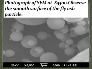 synthesis of fly ash based zeolite for wastewater purification | PPTX