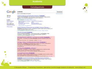 Acadomia

Conséquences
 