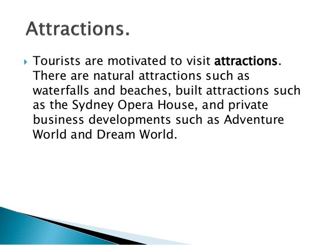 5 a's of tourism ppt