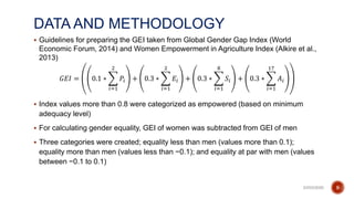 Does climate-smart village approach influence gender equality in farming households? A case of two contrasting ecologies in India