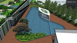 AERIAL VIEW OF SWIMMING POOL
 