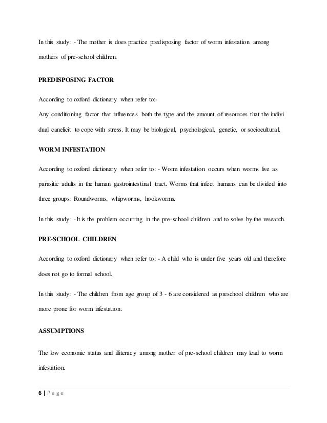 Worm infestation pdf picture