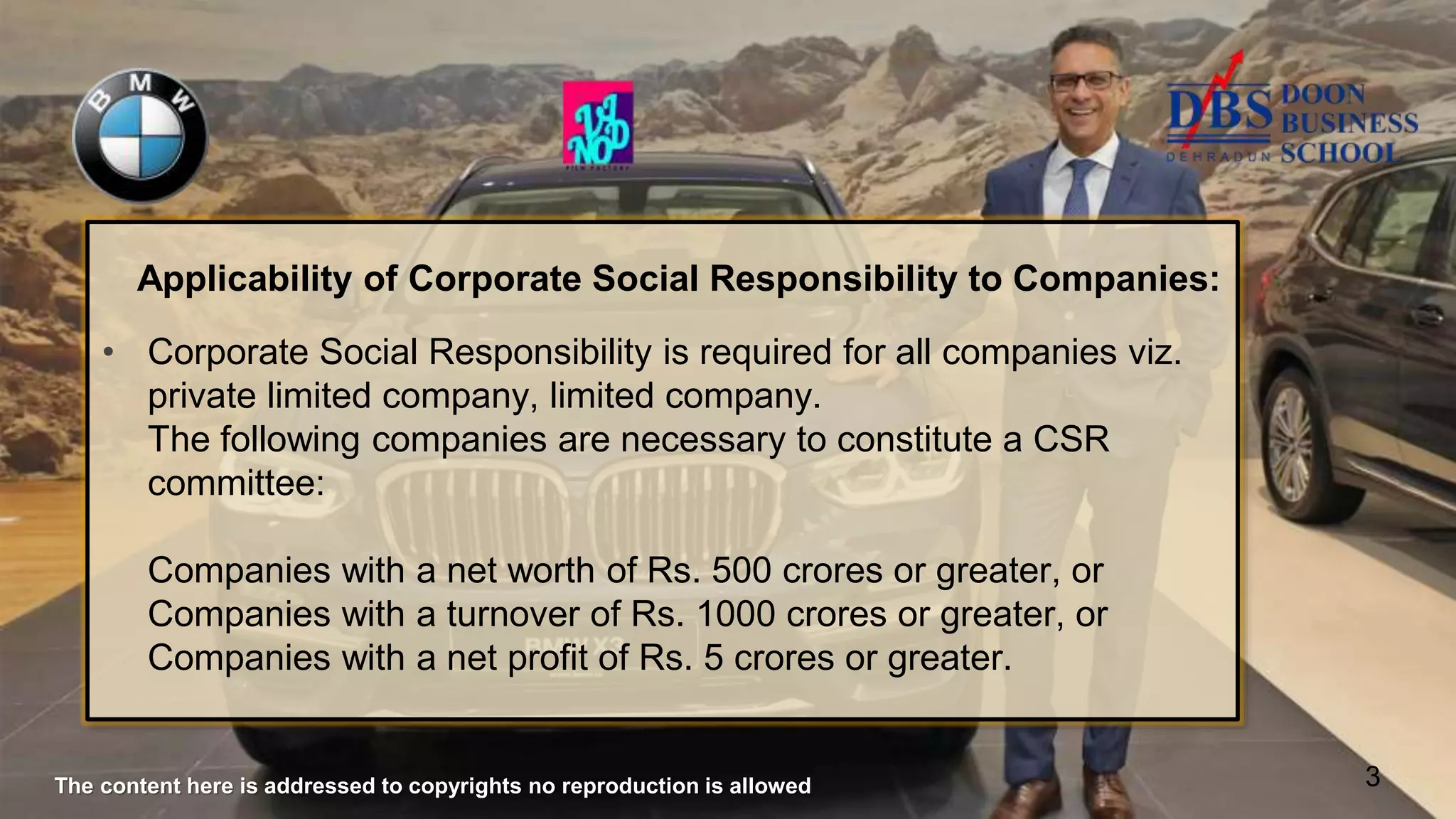 Bmw Corporate Social Responsibility BMW Corporate Social Responsibility China | PPTX