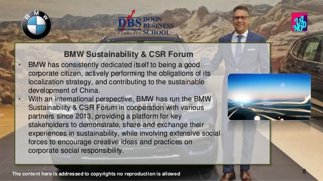 Bmw Corporate Social Responsibility BMW Corporate Social Responsibility China
