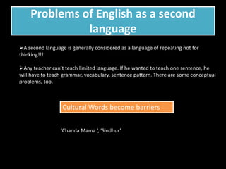 English as a second language in India | PPTX