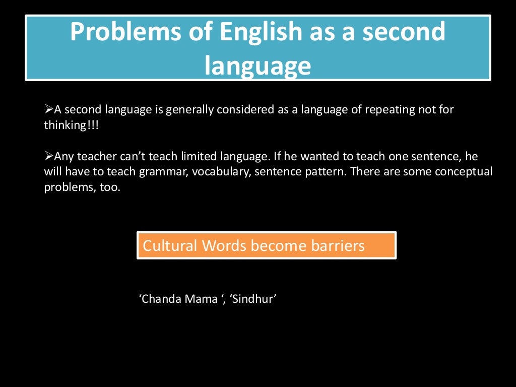 English As A Second Language In India