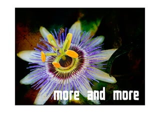 more and more
 