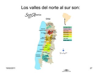 Los valles del norte al sur son:19/02/201127