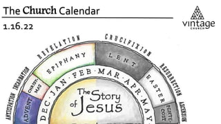 The Church Calendar
1.16.22
 