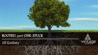 Jill Godsey
ROOTED, part ONE: STUCK
 