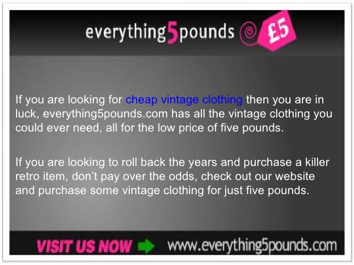vintage clothes website