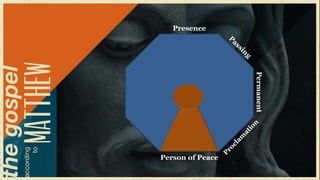 Presence




                  Permanent
Person of Peace
 