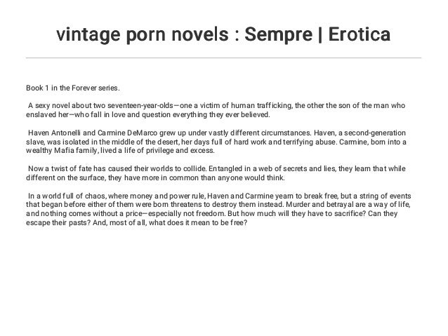 Vintage Mafia Porn - vintage porn novels : Sempre | Erotica