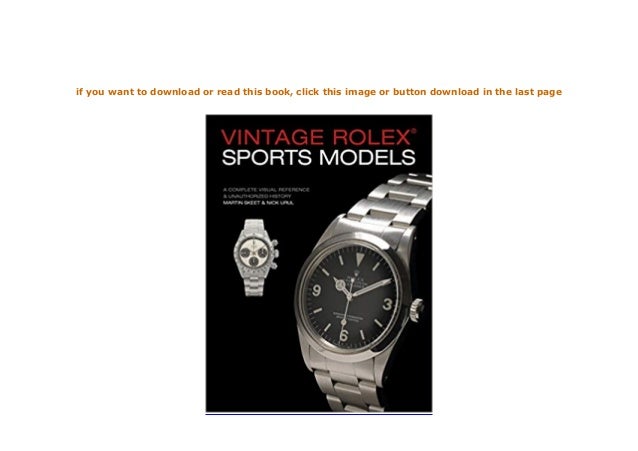 vintage rolex sports models