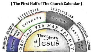 { The First Half of The Church Calendar }
 