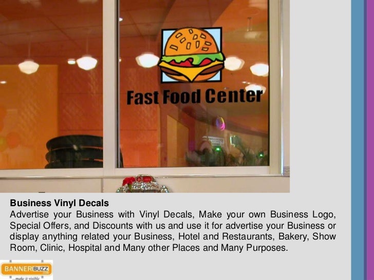 Advertise Your Business Or Decorate Your Home With Vinyl Decals