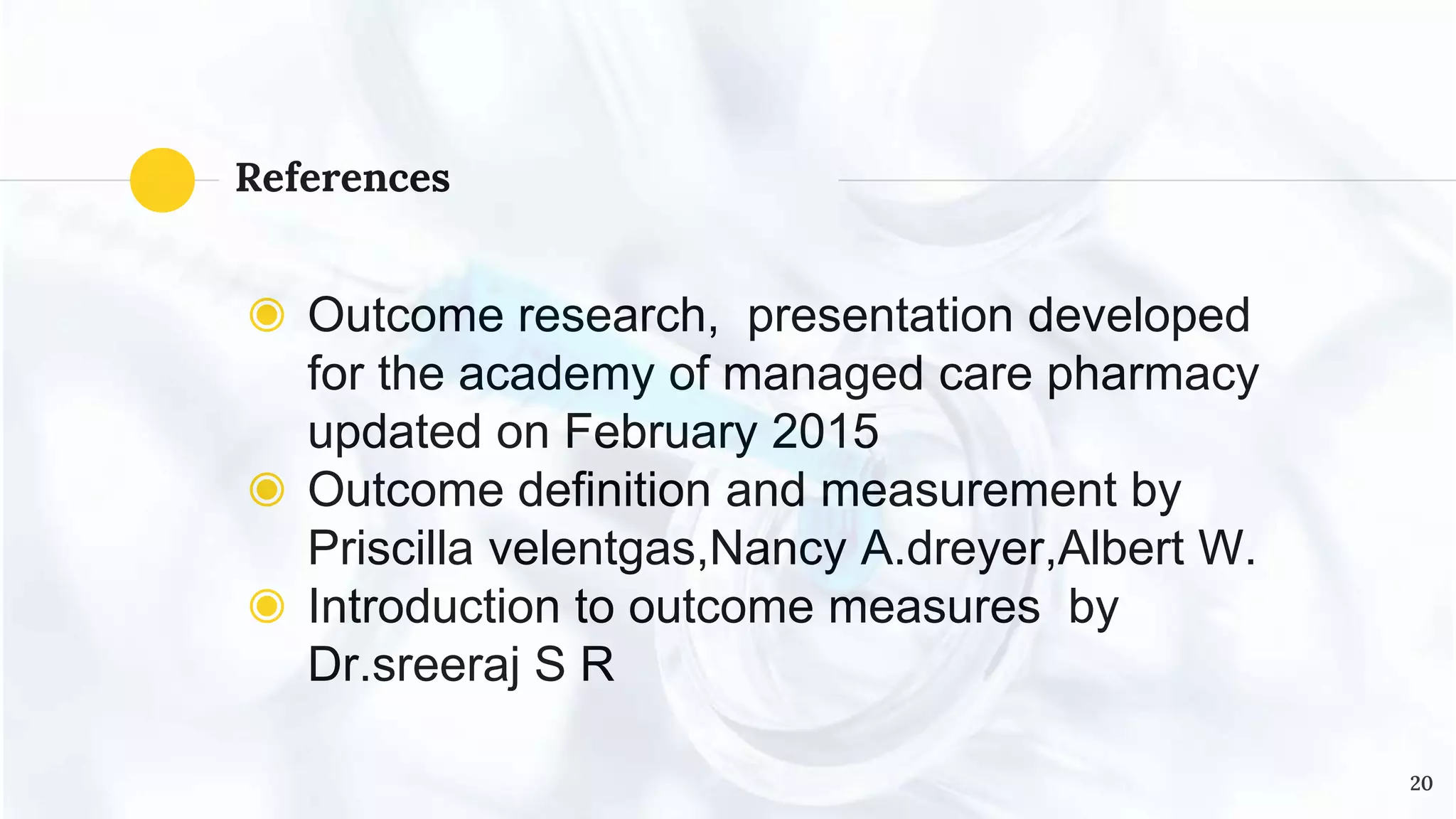 health outcome measure | PPTX