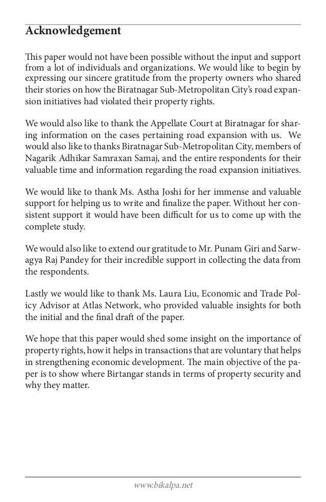 Violation of Private Property Rights