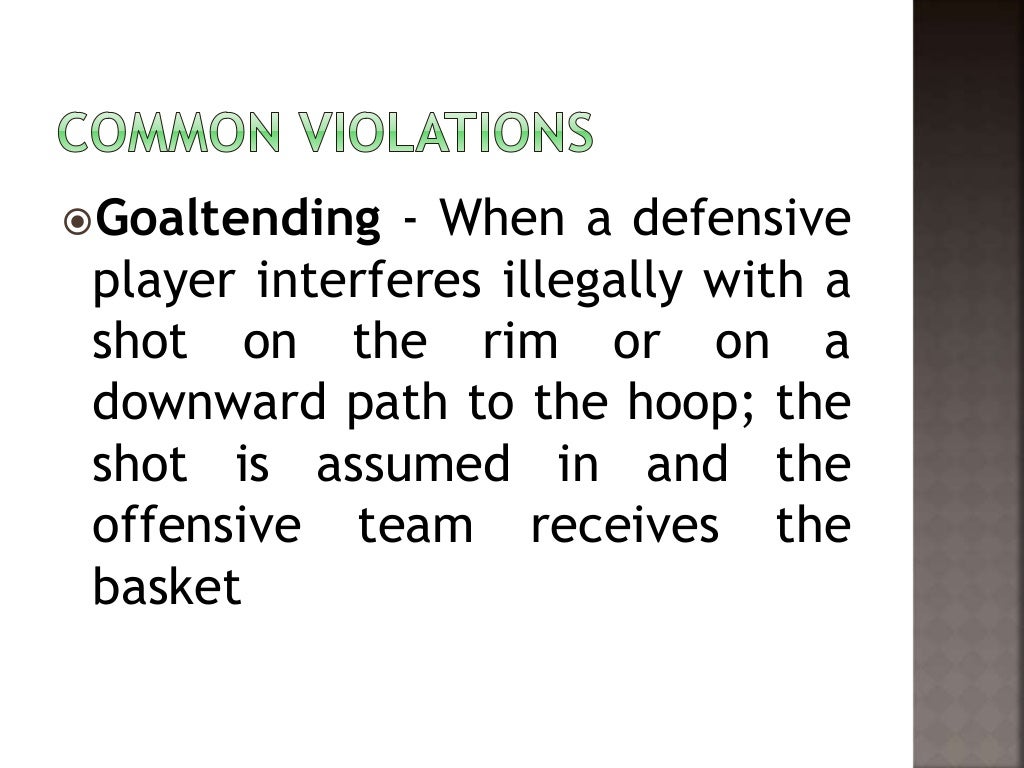 Violations and fouls in basketball