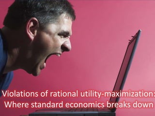 Violations of rational utility-maximization: Where standard economics breaks down 