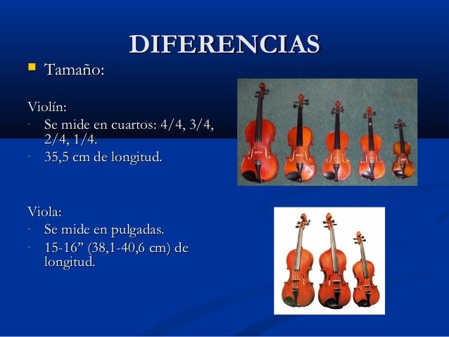 Cuanto Mide Un Violin 4 4