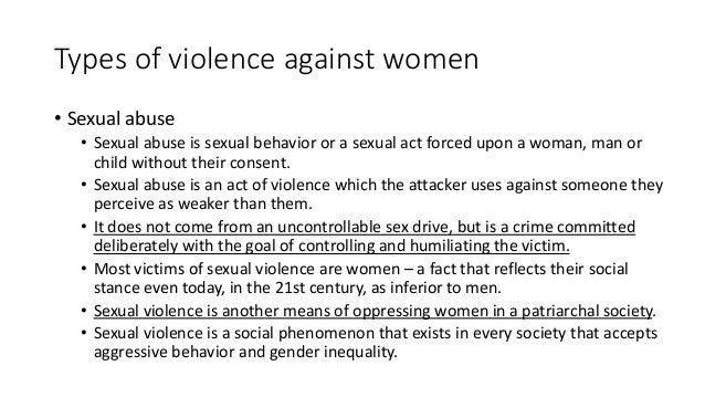 Violence Against Women