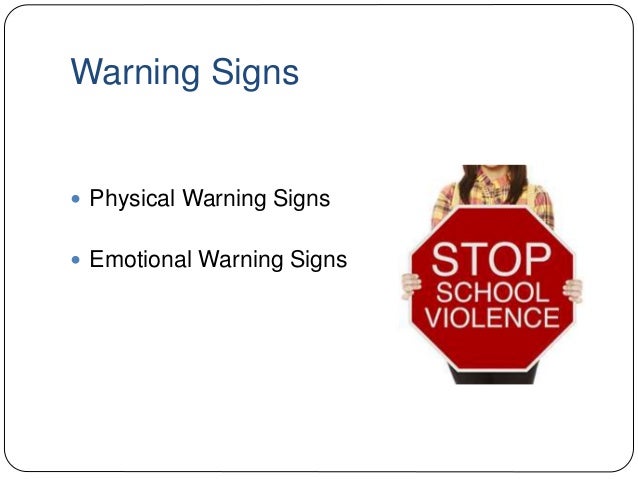 Violence In Schools Final